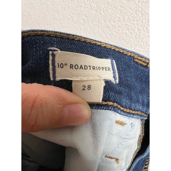 Madewell 10” Roadtripper High Rise Raw Hem Skinny Jeans Size 28 - Picture 6 of 6